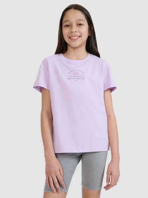 TSHIRT 4FJWSS25TTSHF1871 morado