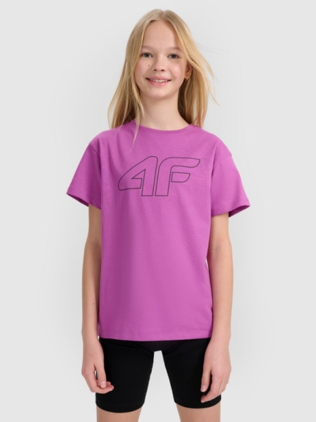 TSHIRT 4FJWSS25TTSHF2327 violet