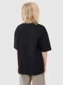 Camiseta oversize de chico con estampado - negro 4FJWSS25TTSHM2184 negro