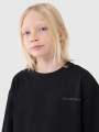 Camiseta oversize de chico con estampado - negro 4FJWSS25TTSHM2184 negro