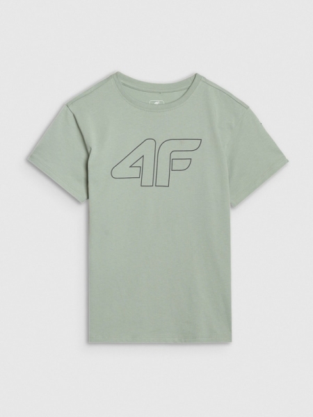 Camiseta estampada oversize niño - verde 4FJWSS25TTSHM2325 Verde