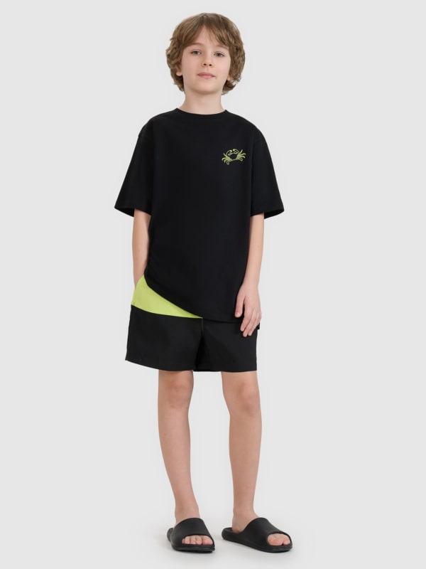 Pantalones de Natación/Playa para Chico - Verde - 4FJWSS25UBDSM116   