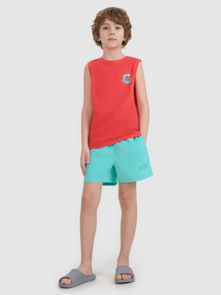 Pantalones de Natación/Playa para Chico - Turquesa - 4FJWSS25UBDSM117  