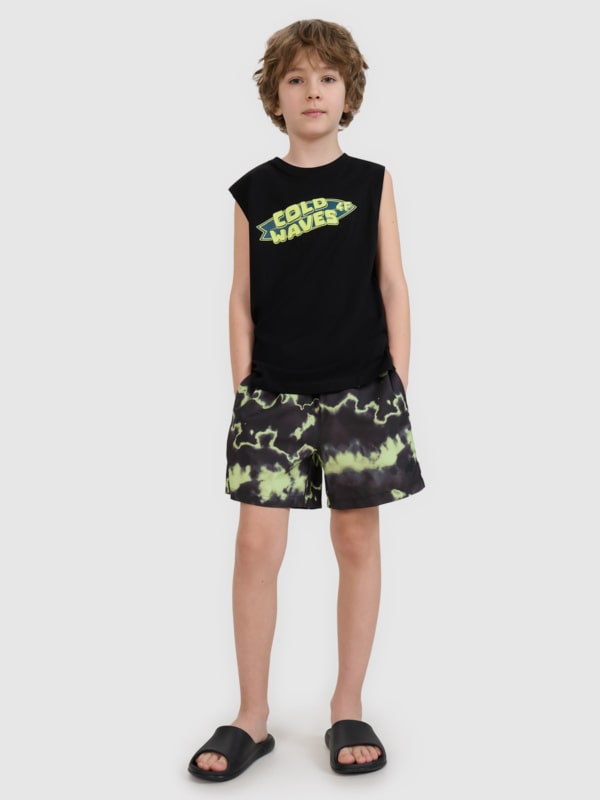Pantalones de Natación/Playa para Chico - Multicolor - 4FJWSS25UBDSM118