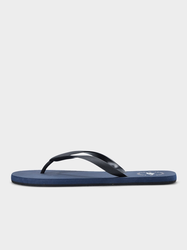 Chanclas de hombre 4FMM00FFLIM026A azul marino