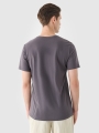 Camiseta hombre regular con estampado - gris 4FRSS24TTSHM2077 gris