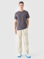 Camiseta hombre regular con estampado - gris 4FRSS24TTSHM2077 gris