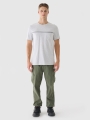 Camiseta regular de hombre con estampado - gris 4FRSS24TTSHM2078 gris