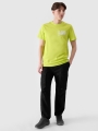Camiseta regular de hombre con estampado - verde 4FRSS24TTSHM2106 Verde