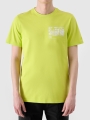 Camiseta regular de hombre con estampado - verde 4FRSS24TTSHM2106 Verde