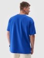 Camiseta regular de hombre con estampado - cobalto 4FRSS24TTSHM2540 azul