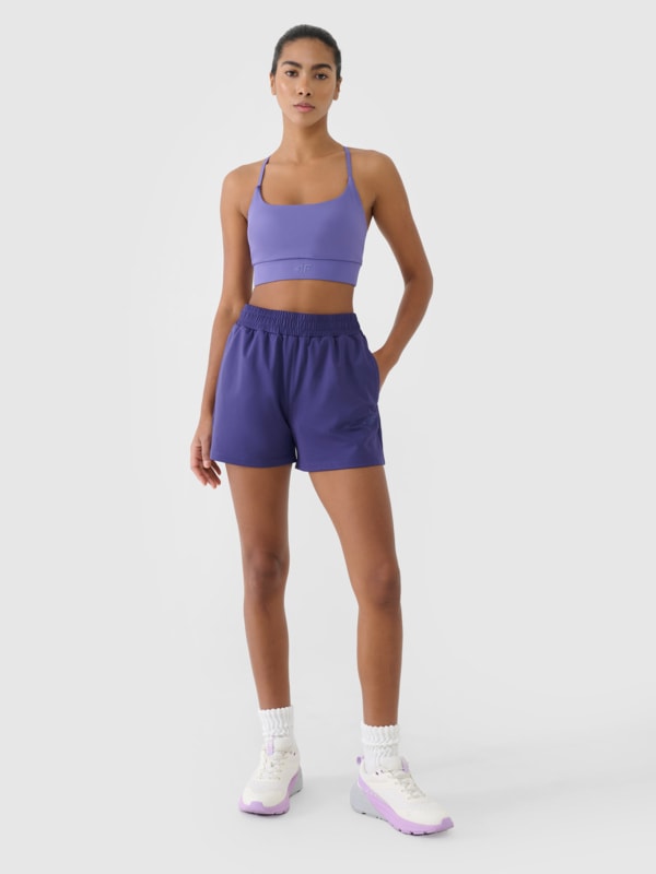 Pantalones de Entrenamiento de Secado Rápido para Mujer - Azul Marino - 4FRSS25TFSHF0874