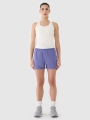 Top de entrenamiento de secado rápido para mujer - blanco 4FRSS25TFSLF430 Blanco