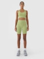 Pantalones Cortos Sin Costuras para Mujer - Verde - 4FRSS25TFSTF022