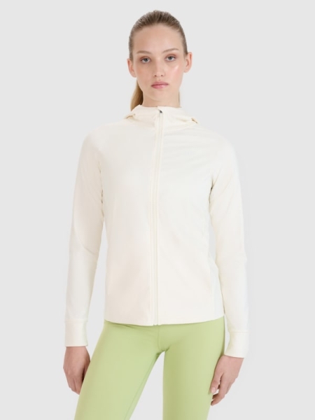 Abrigo de Hándal Quick Dry para Mujer - Blanco - 4FRSS25TFSWF467        