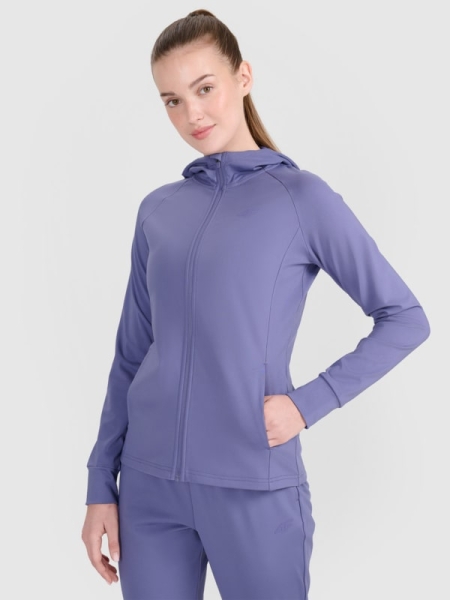 Sudadera de entrenamiento regular de secado rápido para mujer - azul 4FRSS25TFSWF467 azul marino