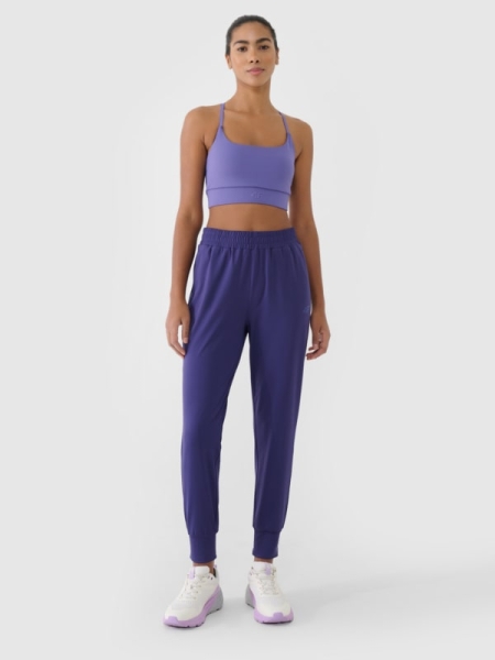 Pantalones de Chándal de Secado Rápido para Mujer - Azul Marino - 4FRSS25TFTRF0789