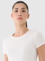 T-shirt Quick Dry para Mujer - Blanco - 4FRSS25TFTSF1235       