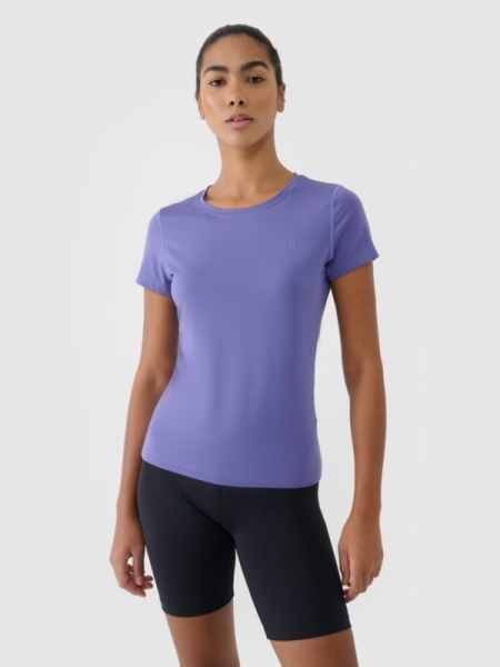 T-shirt Quick Dry para Mujer - Azul Marino - 4FRSS25TFTSF1235       