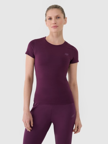 T-shirt Quick Dry para Mujer - Púrpura/Violeta - 4FRSS25TFTSF1235          