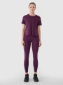 Camiseta de entrenamiento oversize de secado rápido para mujer - Violeta 4FRSS25TFTSF1236 violeta