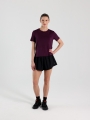 Camiseta de entrenamiento oversize de secado rápido para mujer - Violeta 4FRSS25TFTSF1236 violeta