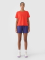 Camiseta de entrenamiento oversize de secado rápido para mujer - Rojo 4FRSS25TFTSF1236 Rojo