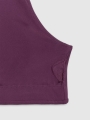 Sujetador de entrenamiento de sujeción baja para mujer - violeta 4FRSS25USBAF152 violeta