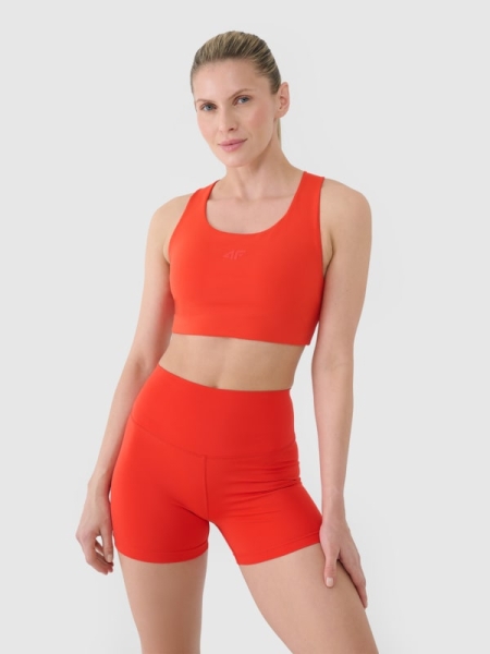 Sujetador de entrenamiento de baja sujeción para mujer - Rojo 4FRSS25USBAF152 Rojo