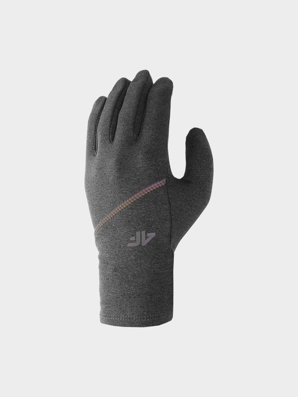 GUANTES 4FWAW24AGLOU081 gris - 4FWAW24AGLOU081-25M