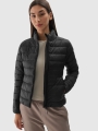 Chaqueta de pluma de mujer con relleno reciclado - negro 4FWAW24TDJAF467 negro