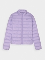 Chaqueta de pluma de mujer con relleno reciclado - violeta 4FWAW24TDJAF467 violeta