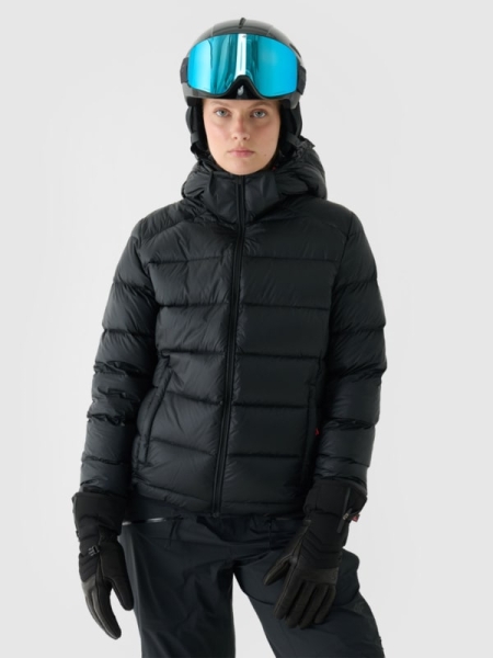 Chaqueta Acolchada con Relleno Natural para Mujer - Negro - 4FWAW24TDJAF517