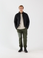 Chaqueta Acolchada con Relleno Sintético para Hombre - Negro - 4FWAW24TDJAM483