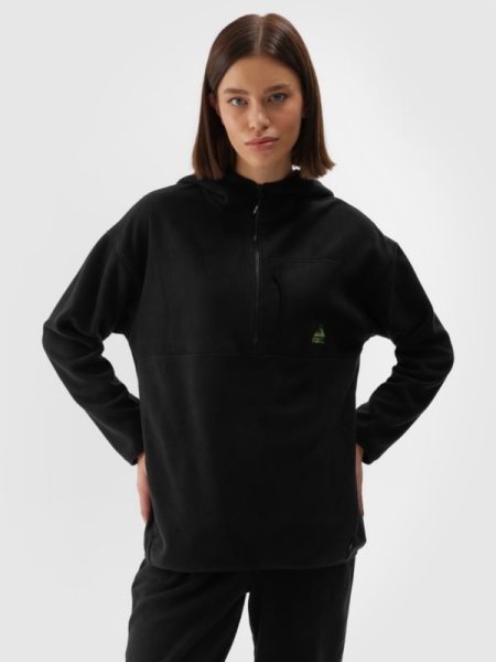 Abrigo de Hándal para Mujer - Negro - 4FWAW24TFLEF248                                    