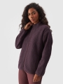 Forro polar sherpa regular de mujer con cuello alto - violeta 4FWAW24TFLEF257 violeta