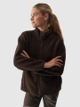 Chaqueta de Lana para Mujer - Marrón - 4FWAW24TFLEF285 