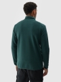 Forro polar normal de hombre con cuello alto - verde 4FWAW24TFLEM250 Verde