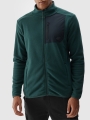 Forro polar normal de hombre con cuello alto - verde 4FWAW24TFLEM250 Verde