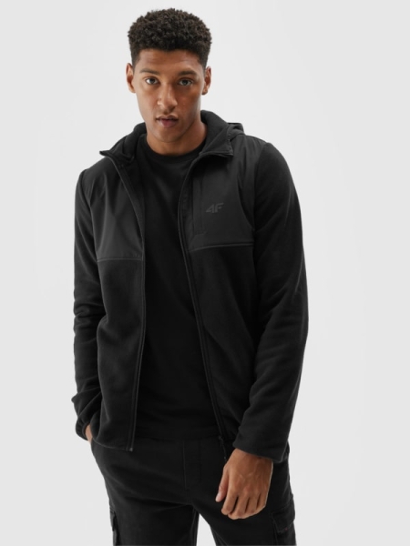 Abrigo de Hándal para Hombre - Negro - 4FWAW24TFLEM269                             