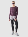 Camiseta De Entrenamiento De Manga Larga Para Mujer - Violeta - 4FWAW24TFLOF249   