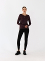 Camiseta De Entrenamiento De Manga Larga Para Mujer - Violeta - 4FWAW24TFLOF249   