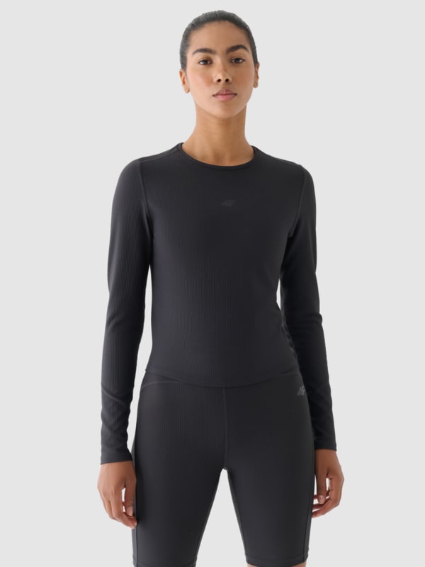 Camiseta De Entrenamiento De Manga Larga Para Mujer - Gris - 4FWAW24TFLOF250    