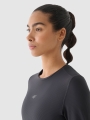 Camiseta De Entrenamiento De Manga Larga Para Mujer - Gris - 4FWAW24TFLOF250    