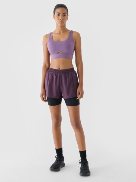 Bermudas para Mujer - Violeta - 4FWAW24TFSHF632   