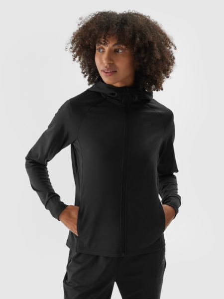 Abrigo de Hándal para Mujer - Negro - 4FWAW24TFSWF406                          
