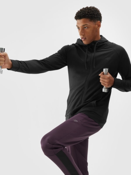 Abrigo de Hándal para Hombre - Negro - 4FWAW24TFSWM403                           