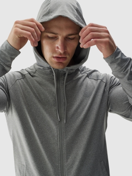Abrigo de Hándal para Hombre - Gris - 4FWAW24TFSWM403                           
