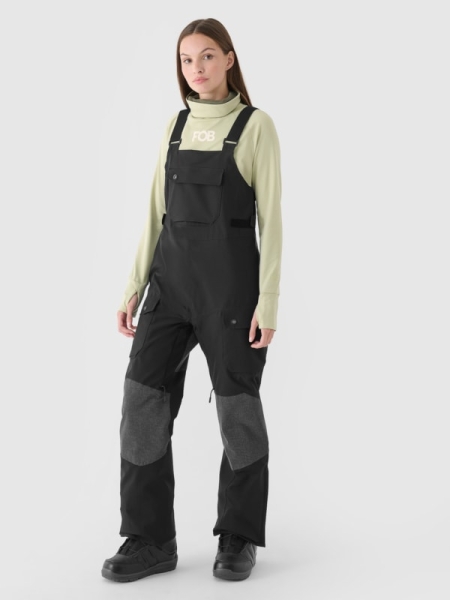 Pantalones de Snowboard para Mujer - Negro - 4FWAW24TFTRF702 