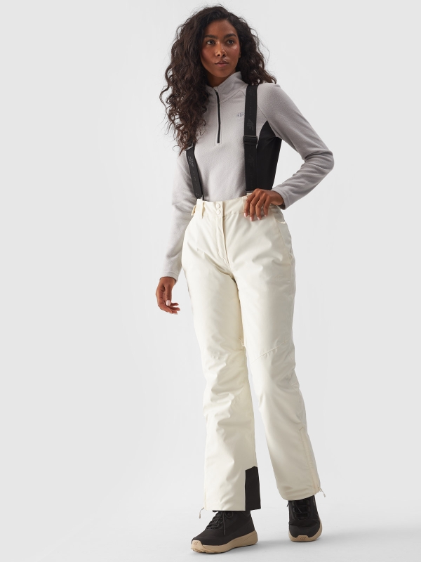 PANTALONES FNK 4FWAW24TFTRF704 Blanco